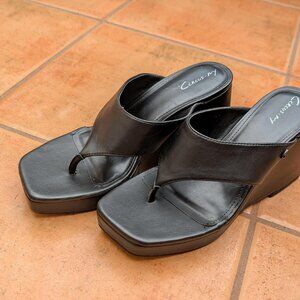 Ssm Edelman Circus NY wedge sandals size 7.5